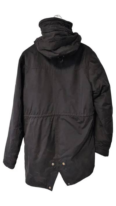 CHASIN' Herren Parka Jacke Gr. 48/M Schwarz Casual Outdoor