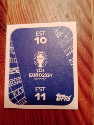 Topps UEFA EURO 2024 Germany Sammelsticker EST 10 & EST 11