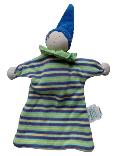ALANA Pfad-Finder Handpuppe Junge gestreift Mehrfarbig Stoff 27cm