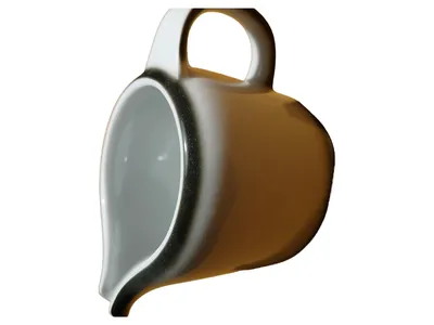 Arzberg Milchkännchen Porzellan Weiß 7.5cm Kaffeekännchen Sahnekännchen Alltag