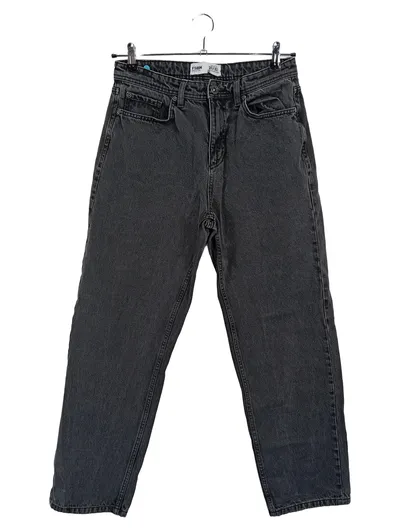 FSBN Herren Jeans Baggy Fit Grau W31/L32 Denim Streetwear