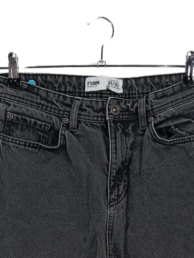 FSBN Herren Jeans Baggy Fit Grau W31/L32 Denim Streetwear