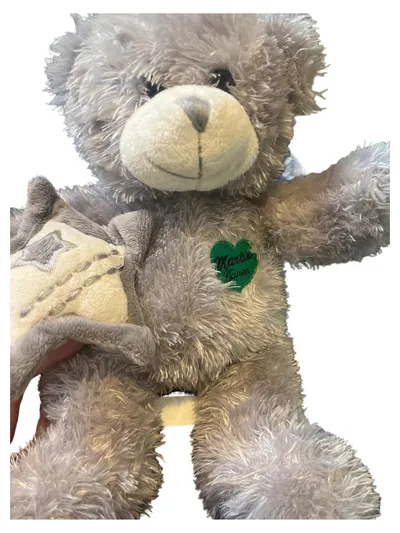 Martin Bären Baby Kuscheltier Plüschtier Bär Grau 20cm