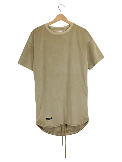 CSBL Herren T-Shirt NO CHILL Beige Gr. M Kurzarm Streetwear Casual
