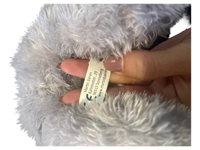 Martin Bären Teddybär Baby Kuscheltier Uni Beige 17cm Stofftier