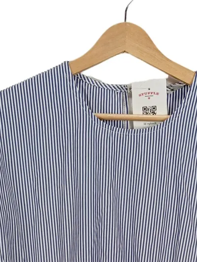 ASOS Damen Freizeitkleid gestreift Gr. 36/S Blau