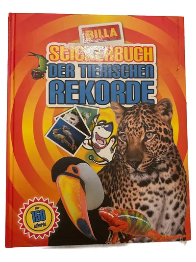 Billa Stickerbuch Wildtiere Sammelalbum ab 4 Jahre