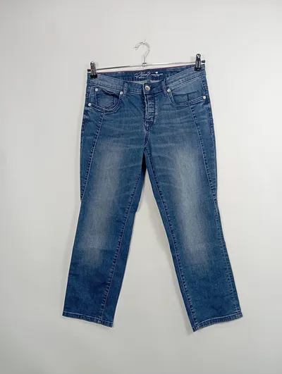 TOM TAILOR Damen Jeans Tapered Fit Alexa W29 Blau Casual Hose