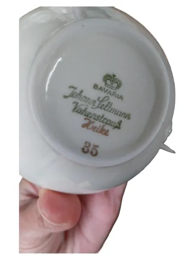 Johann Seltmann Vohenstrauß Heike Sauciere Porzellan Weiß Klassisch 9 cm