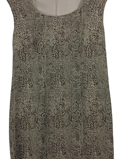 Cattiva Damen Freizeitkleid Gr. 42;XL UK 14 Beige Schlangenmuster