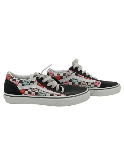 Vans Old Skool Sneaker Candy Hearts Kariert Gr. 36,5 Mehrfarbig