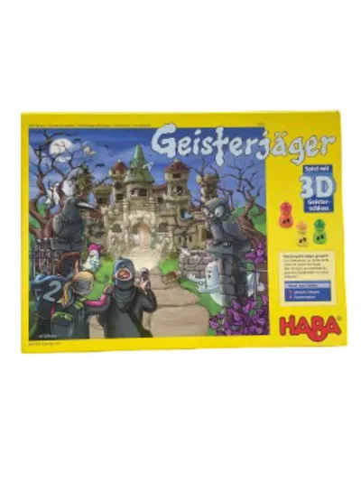 HABA Geisterjäger Brettspiel Halloween Magnetspiel Detektivspiel 3D Schloss