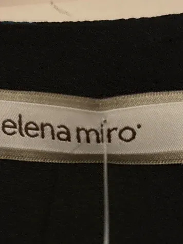 Elena Mirò Tunikakleid Blumenmuster Damen Schwarz Gr. 52 Midikleid 3