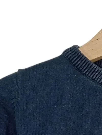 Palomino Pullover Gr. 98 Blau Baumwolle Elch Stickerei V-Ausschnitt Jungen