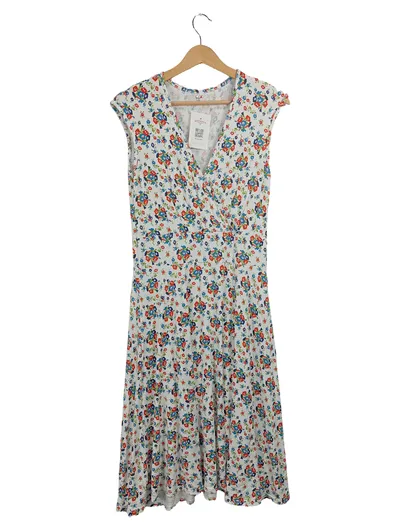 Blutsgeschwister Damen Freizeitkleid Blumenmuster Gr. 42/XL Sommer