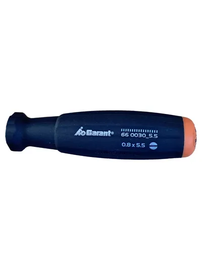 Garant Schlitzschraubendreher 0.8x5.5 Schraubenzieher Schwarz Werkzeug