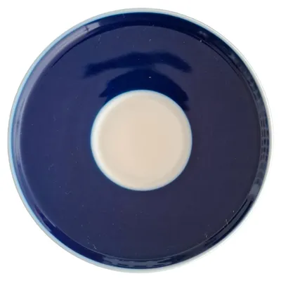Rosenthal Untertasse Unterteller Kobaltblau Weiß Porzellan 14 cm