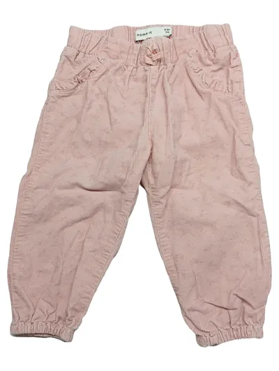 name it Cordhose Baby Mädchen 100% Baumwolle Rüschen Rosa Gr. 74