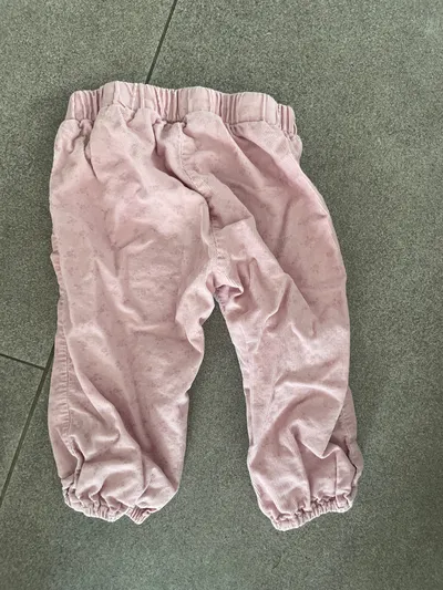 name it Cordhose Baby Mädchen 100% Baumwolle Rüschen Rosa Gr. 74