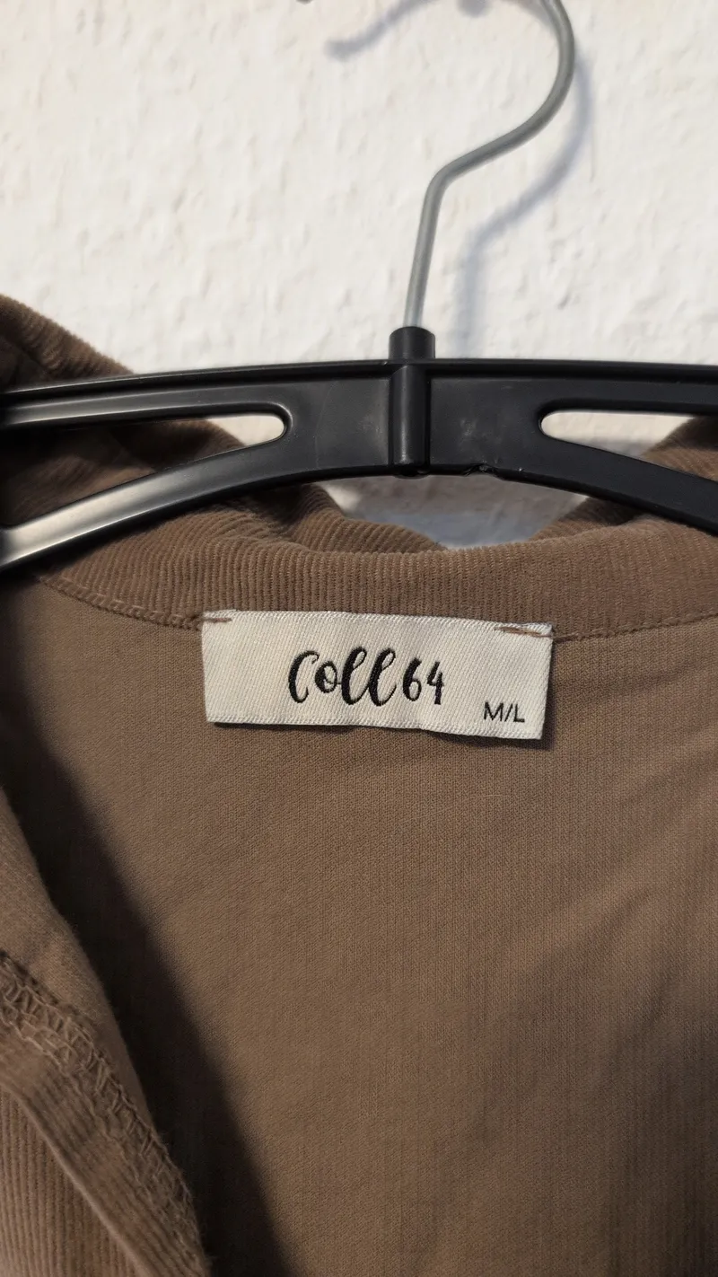 COLL64 Damen Cord Freizeitkleid Braun Gr. MxL Casual 6