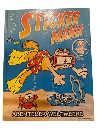 PAWS Stickerbuch Katze Sticker Mania Abenteuer Spezialeffekte
