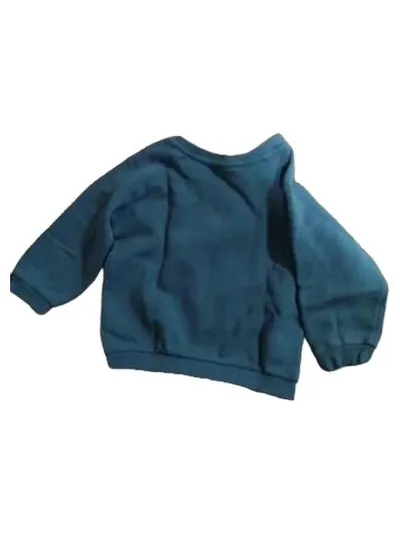 Adidas Baby Sweatshirt Pullover Gr. 86 Türkis Gelb Logo Sportlich