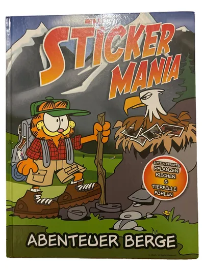 PAWS Stickerbuch Katze Sammelalbum Kinder ab 4 Jahre