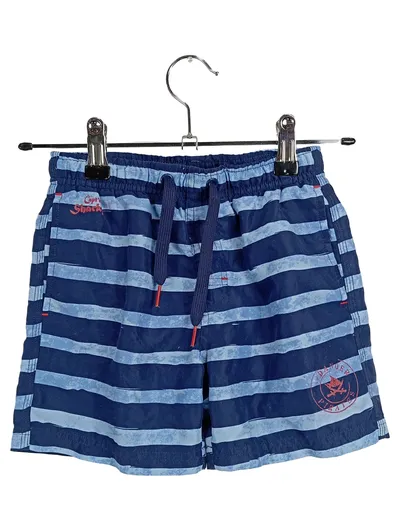 Schiesser Badeshorts Jungen gestreift Gr. 98 Blau Maritim