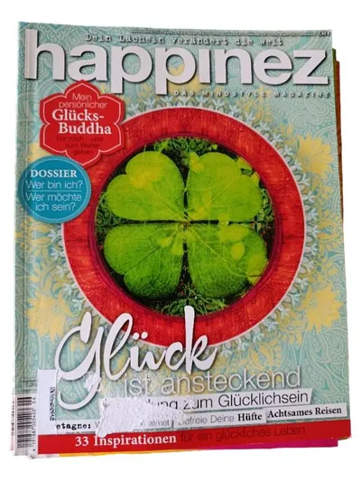 Happinez Das Mindstyle Magazin Zeitschrift Glück Achtsamkeit Meditation