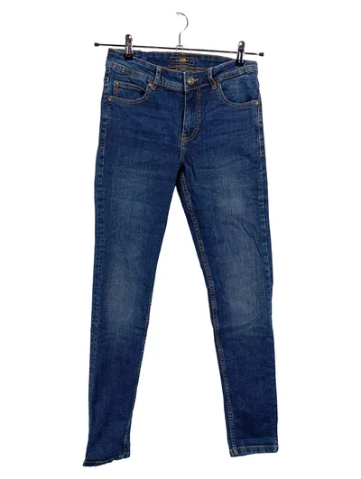 FSBN Herren Jeans Slim Fit W29 Blau Denim Stretch Casual