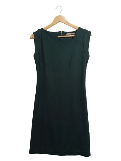 Mint&Berry Businesskleid Damen Gr. M Dunkelgrün Etuikleid Ärmellos