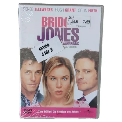 Bridget Jones Wahnsinns neues Tagebuch DVD Romcom Zellweger Grant Firth