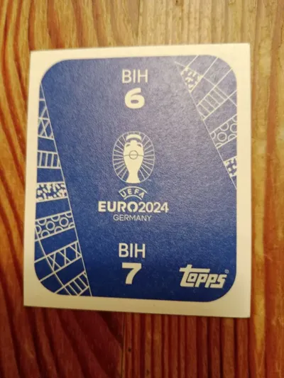 Topps UEFA EURO 2024 Sticker BIH 6 BIH 7 Bosnien Aufnäher