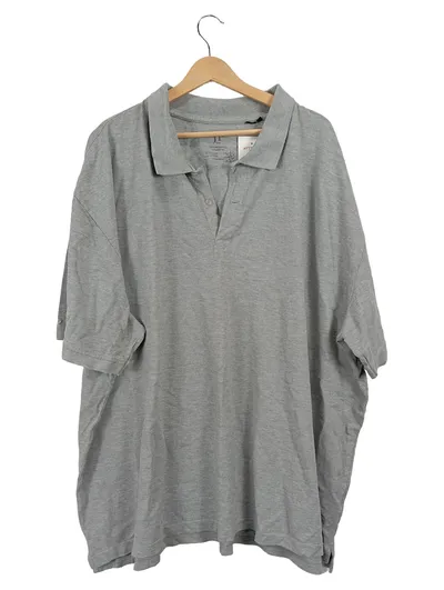JP 1880 Herren Poloshirt Grau 6XL Casual Kurzarm