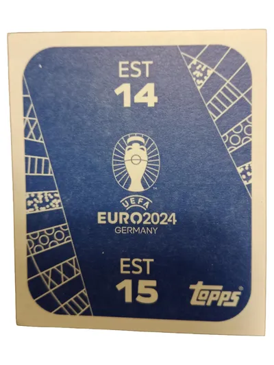 Topps UEFA EURO 2024 Sticker EST 14 15 Estland Sammelsticker