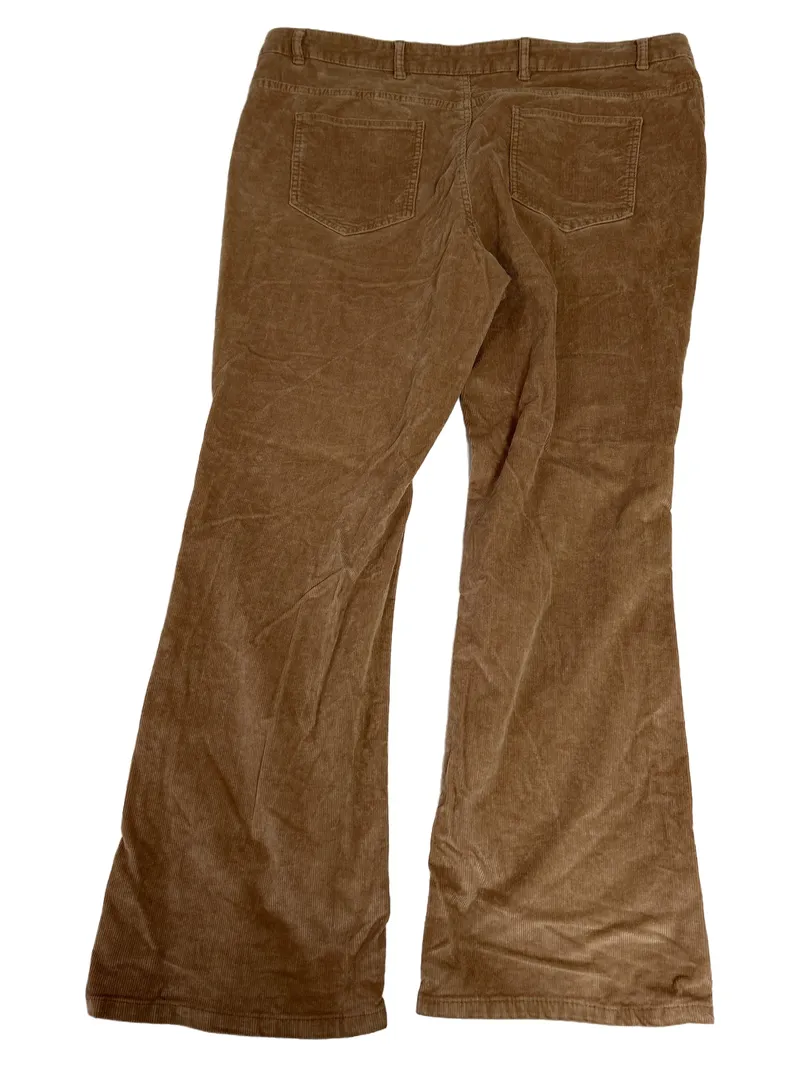BPC Bonprix Collection Cordhose Damen Gr. 50 Beige Bootcut 2