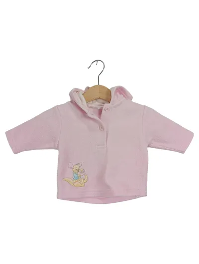 Disney Baby Fleecejacke Kanga Gr. 56 Rosa Kapuze Mädchen
