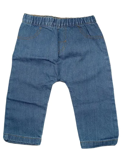 BabyBugz Jeans Hose Straight Leg Kinder Gr. 86 Blau Baumwolle Basic