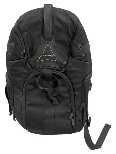 Mantona Kamerarucksack Fotorucksack Schwarz Polyester DSLR Tasche