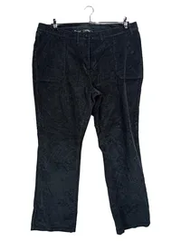 BPC Bonprix Collection Cordhose Damen Gr. 50 Schwarz Stretch Casual 1