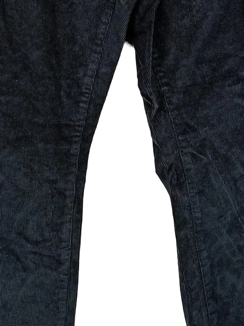 BPC Bonprix Collection Cordhose Damen Gr. 50 Schwarz Stretch Casual 3