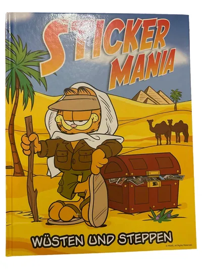 PAWS Stickerbuch Kinder Wüste Sticker Sammelalbum ab 4 Jahre