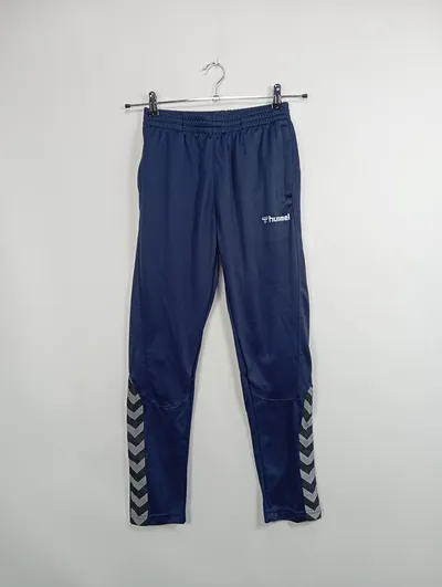 Hummel Jogginghose Kinder Jungen 164 Blau Sport Polyester