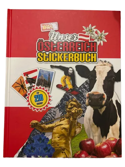 Unser Österreich Stickerbuch für 210 Sticker Sammelalbum Kinder