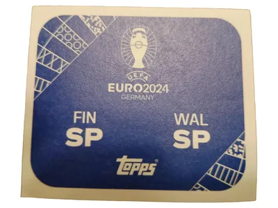Topps UEFA EURO 2024 Germany Sammelkarte FIN WAL SP Blau Sticker
