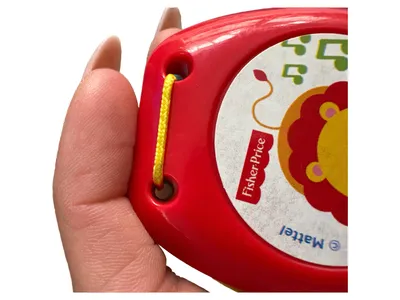 Fisher-Price Baby Rassel Löwe Farbenfroh Rot Kunststoff ab 6 Monate