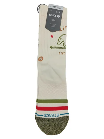 STANCE Socken California Casual Crew Beige Gr. 38-42 Infiknit NEU