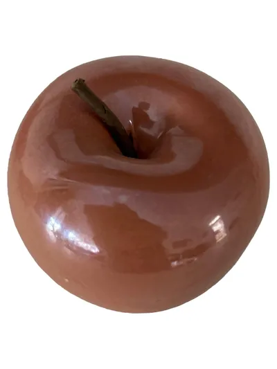BOLTZE Apfel Dekofigur Keramik Modern Orange 8cm Höhe