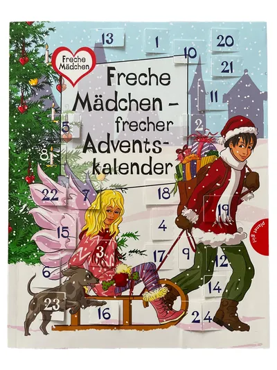 Planet Girl Freche Mädchen Adventskalender Weihnachten Kinder Mehrfarbig Papier