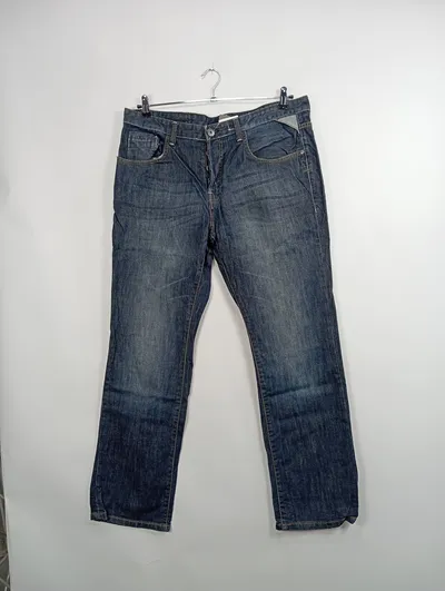 Southern Herren Jeans Hose Straight Leg W-36 Blau Casual